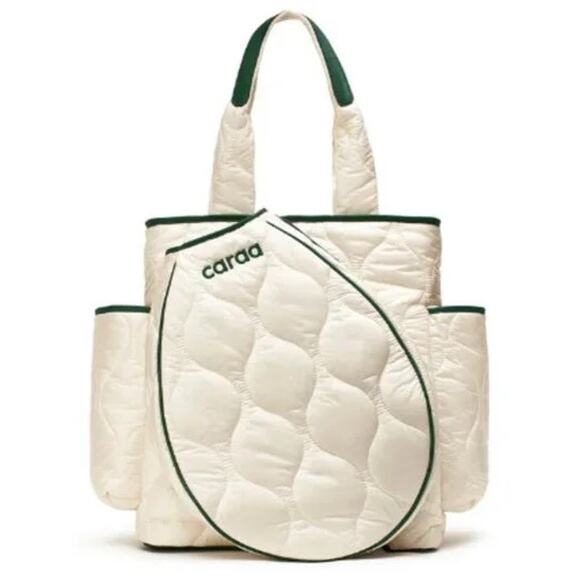 caraa Bags Caraa Tennis Quilted Backpack Womens Bag Tote